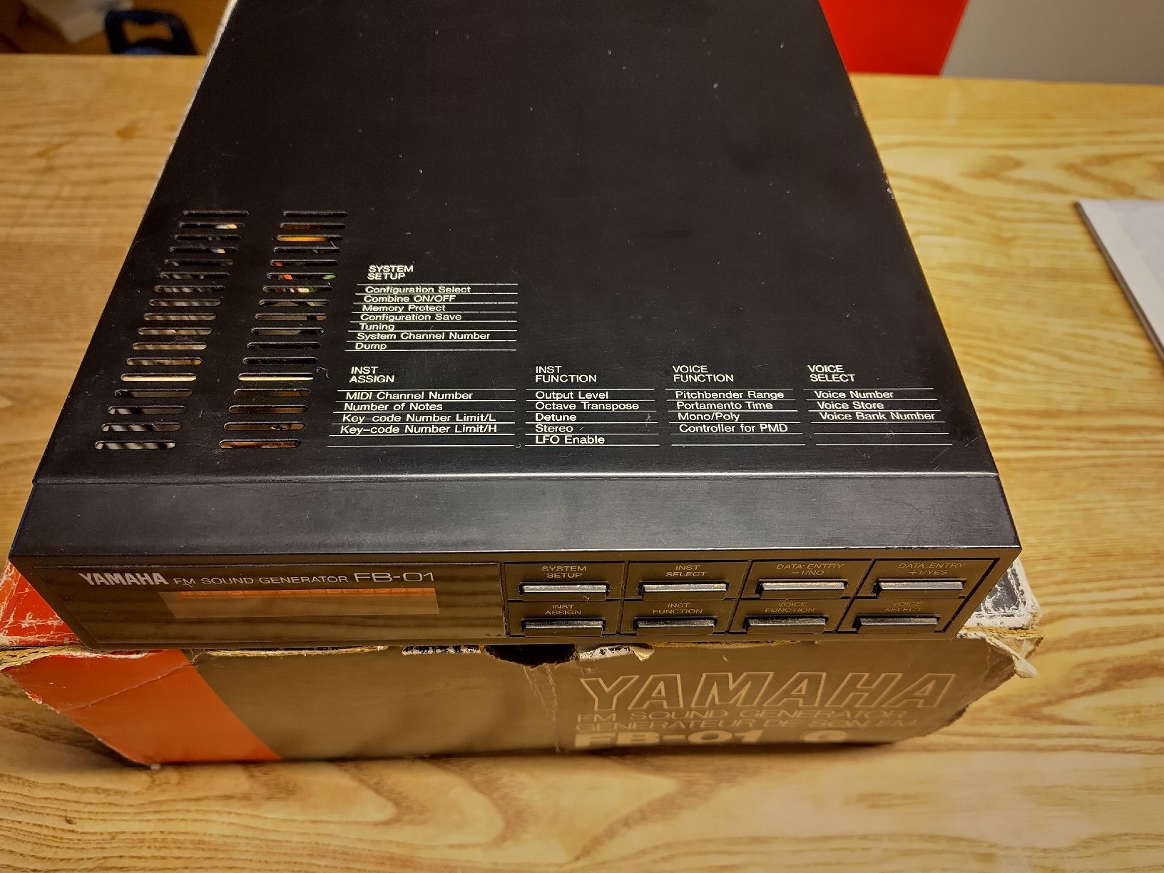 Yamaha Musikinstrumente: Yamaha FB-01 Sound Module 1986 mit OVP – Gebraucht aus Wabern von Kos7 1