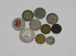 Reichs-Mark Lot, 1x Silber, ab 1874