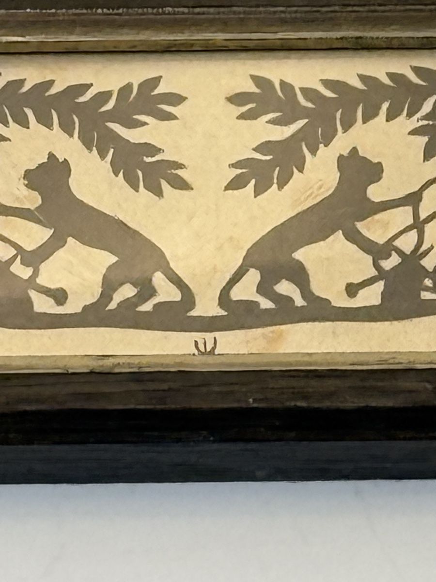 Arts picturaux & lithographies: Kleiner Scherenschnitt Ursula Schenk Katzen, signiert – D'occasion à Grenchen par swiss.antiques 3