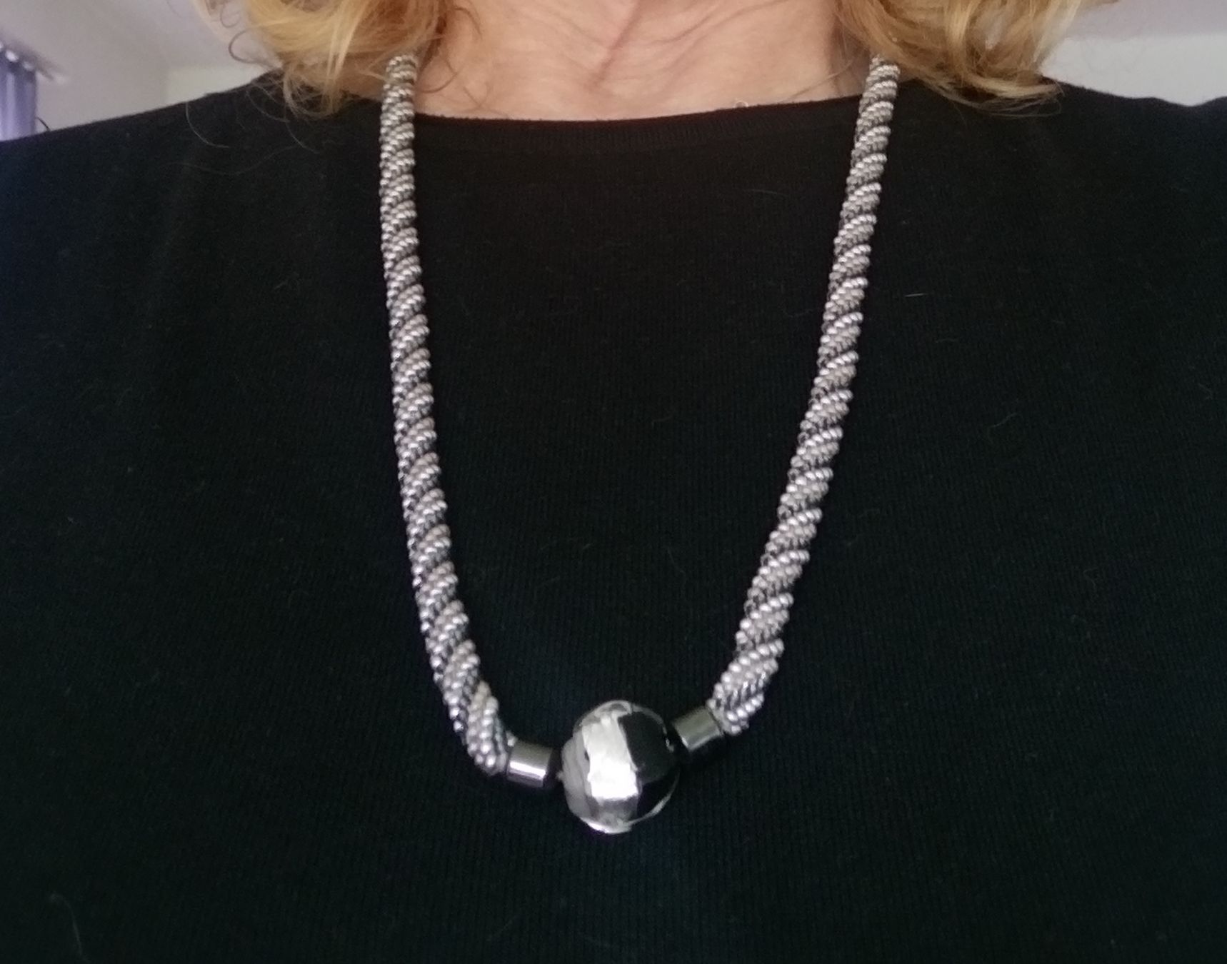 Catenine: Kette aus Glasperlen – Nuovo (secondo la descrizione) da Wettingen venduto da Atollkirsche 1