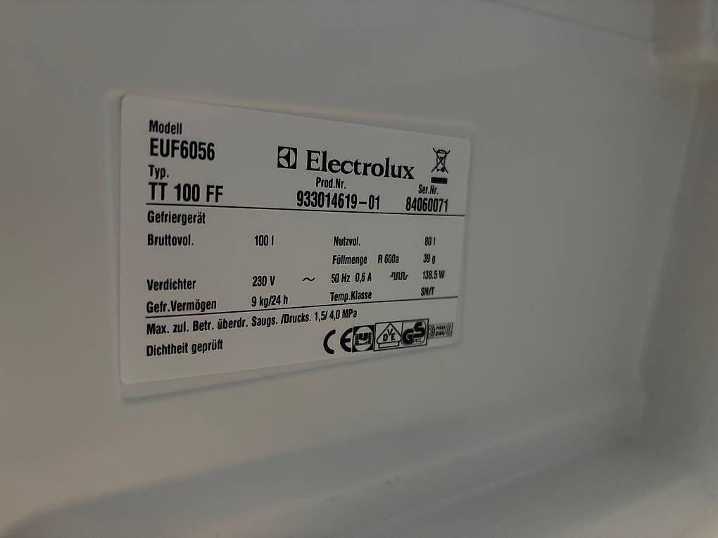 Congelatori: Electrolux Tiefkühler – Usato da Zug venduto da van_ymd7 2