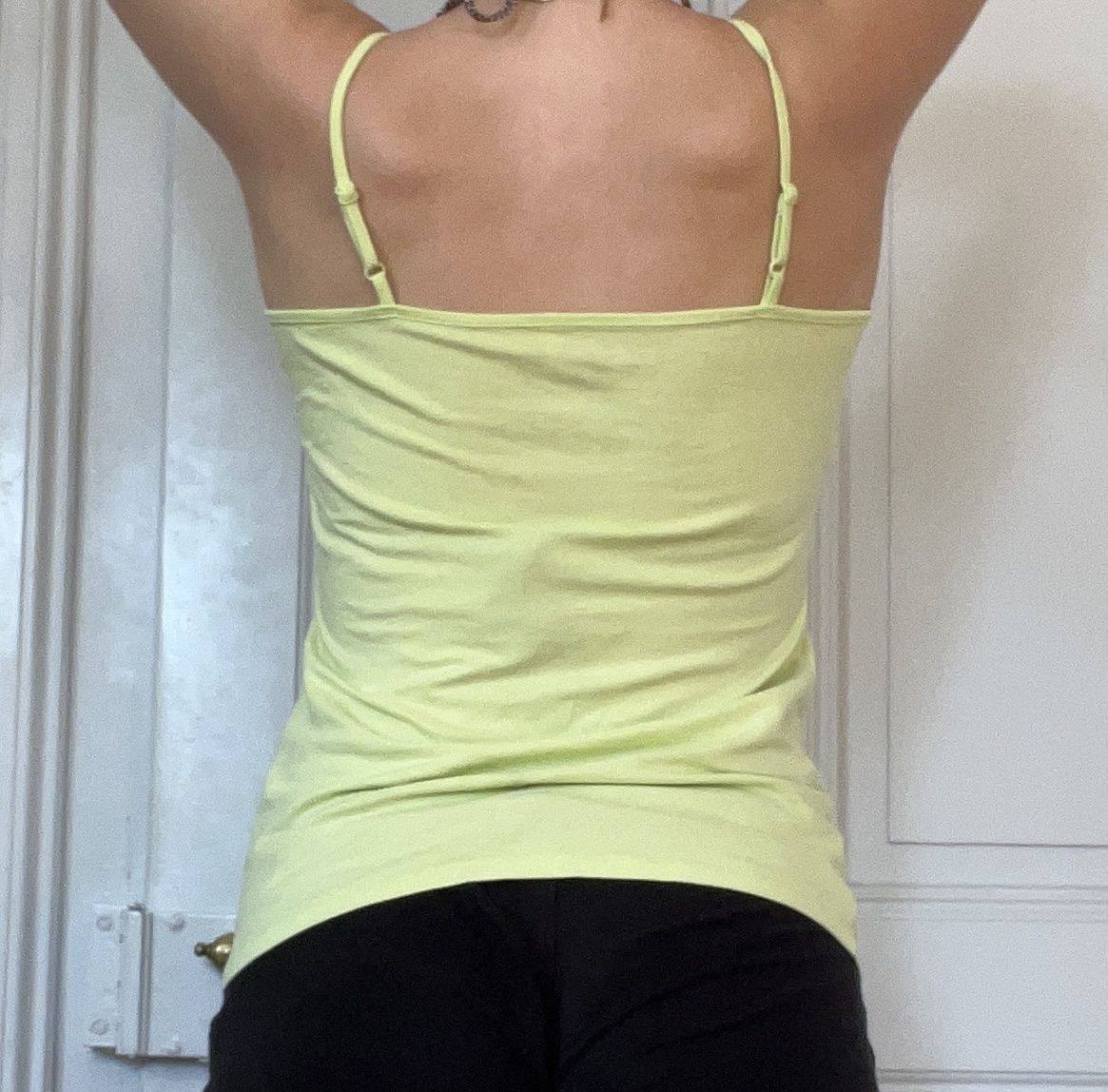 Tops: Basic Trägertop hellgelb/ hellgrün – D'occasion à Bern par sosophie 1