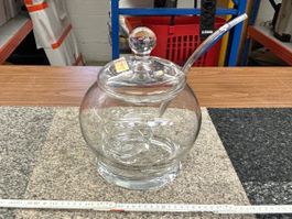 (135) Bowlen Kristall- Glas mit Ausschenker