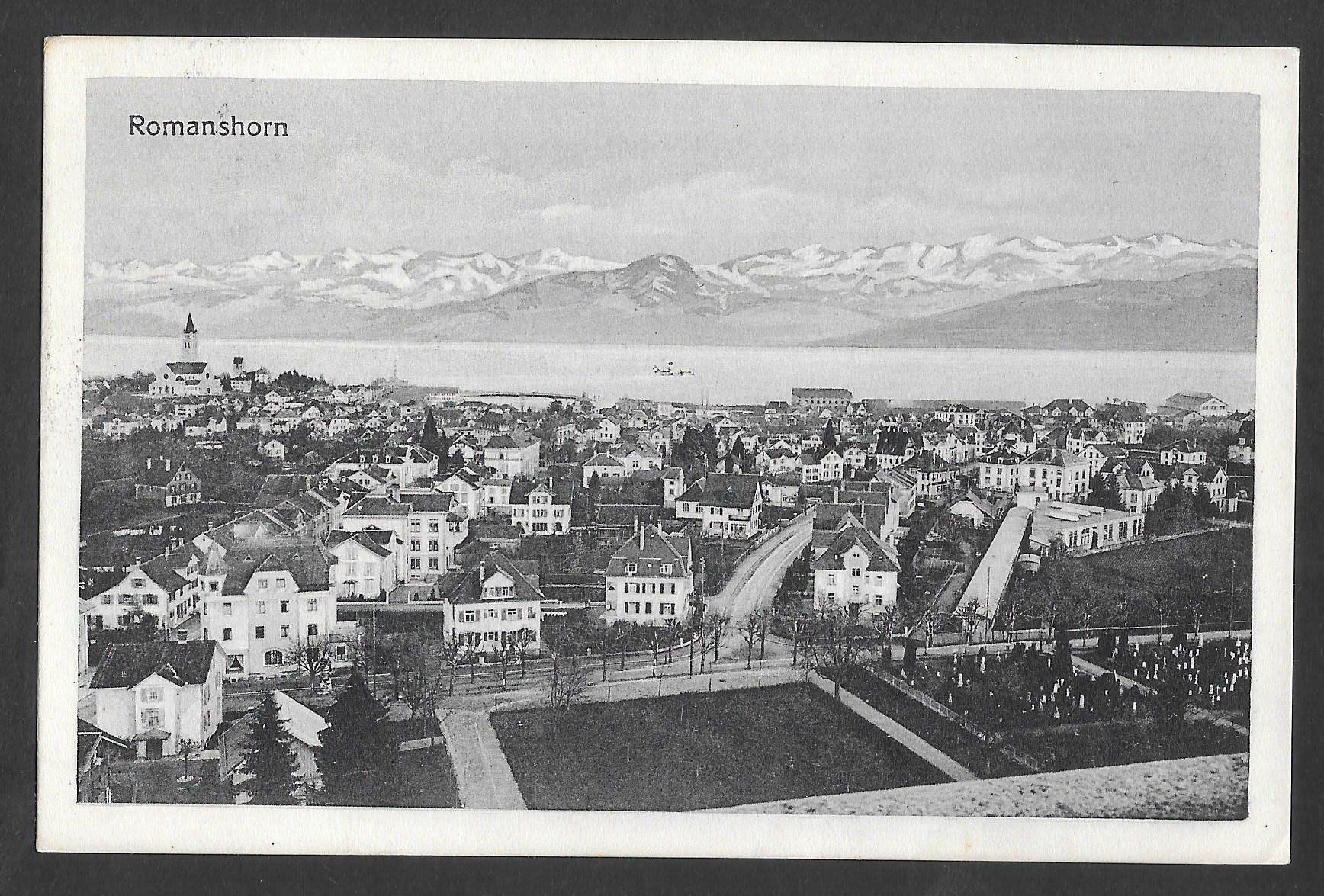 Cartoline postali: Romanshorn Teilansicht Feldpoststempel – Usato da Olten venduto da clotaldi