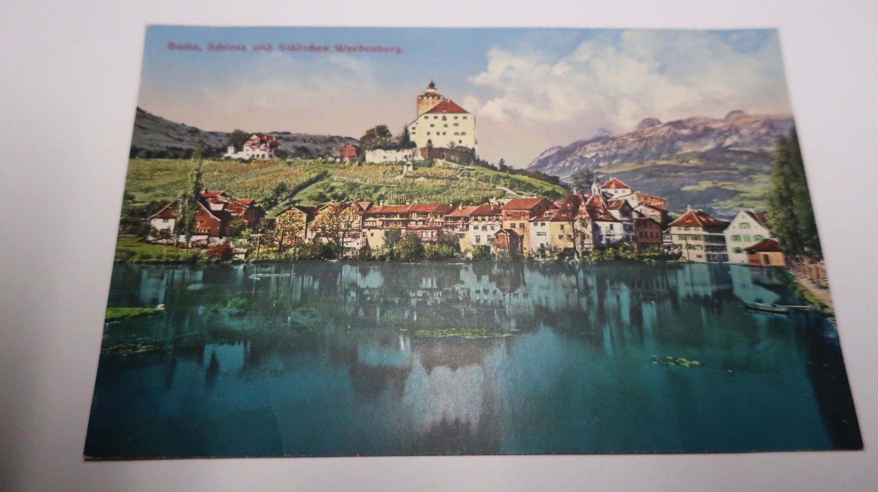 Cartes postales: Buchs Schloss und Städtchen Werdenberg – D'occasion à Cormoret par Pascalll2001 1