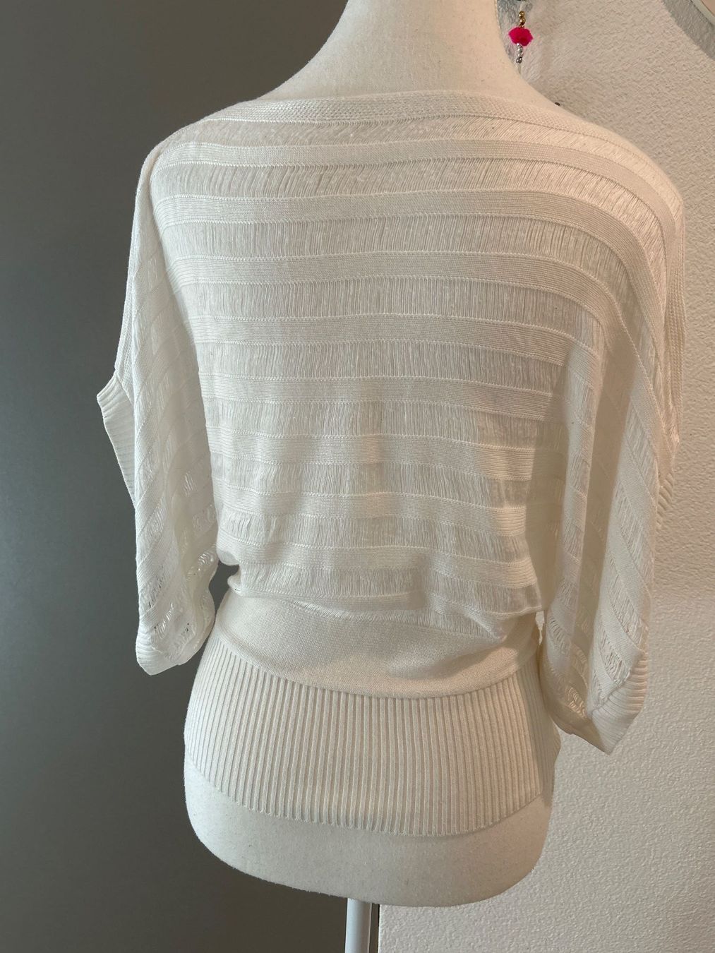 Maglioni & Felpe: Damen Pullover ecru mit Fledermausärmeln – Usato da Brunnen venduto da Nala2929 5