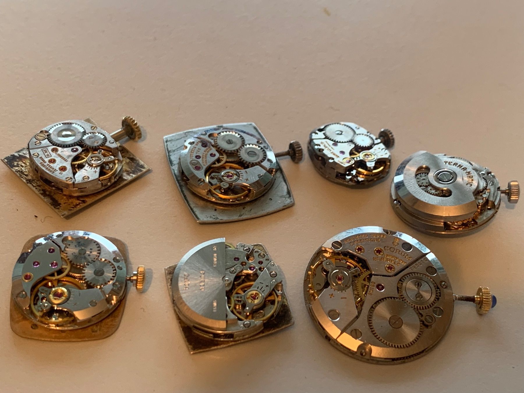 Omega Orologi: Damenuhr Uhrwerke  Lot, 7Stck. – Difettoso da Zürich venduto da rayberg 1