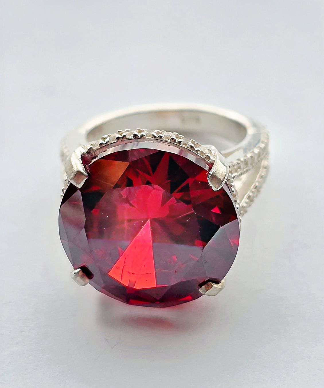 Bagues: Roter Topas Fingerring – Neuf (Voir description) à Zürich par benedikt12 1