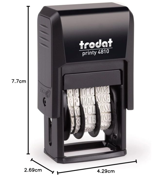 Timbri: Stempel Trodat Printy-Dater, 4810 – Nuovo e nell'imballaggio originale da Bülach venduto da StoreInShop.com 2