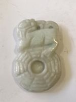 alter Jade Buddha Kunstwerk geschliffen Sammlung Auflösung