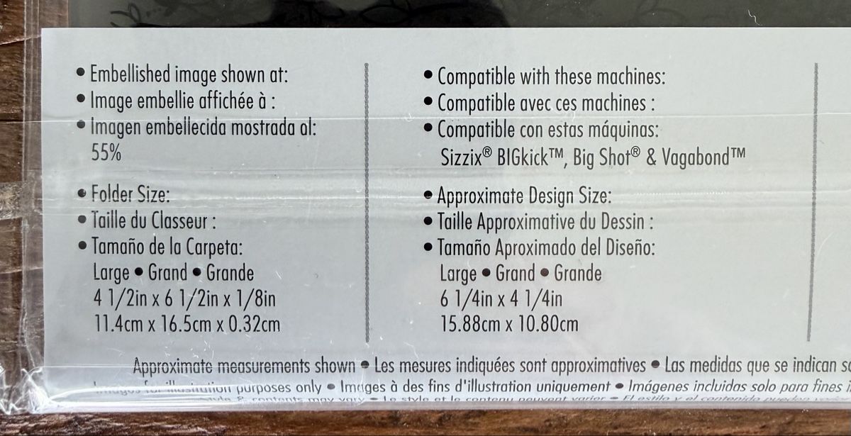 Sizzix Sciablone: Sizzix 3-D Textured Impressions Embossing Folder – Nuovo e nell'imballaggio originale da Zürich venduto da Sunset69 4