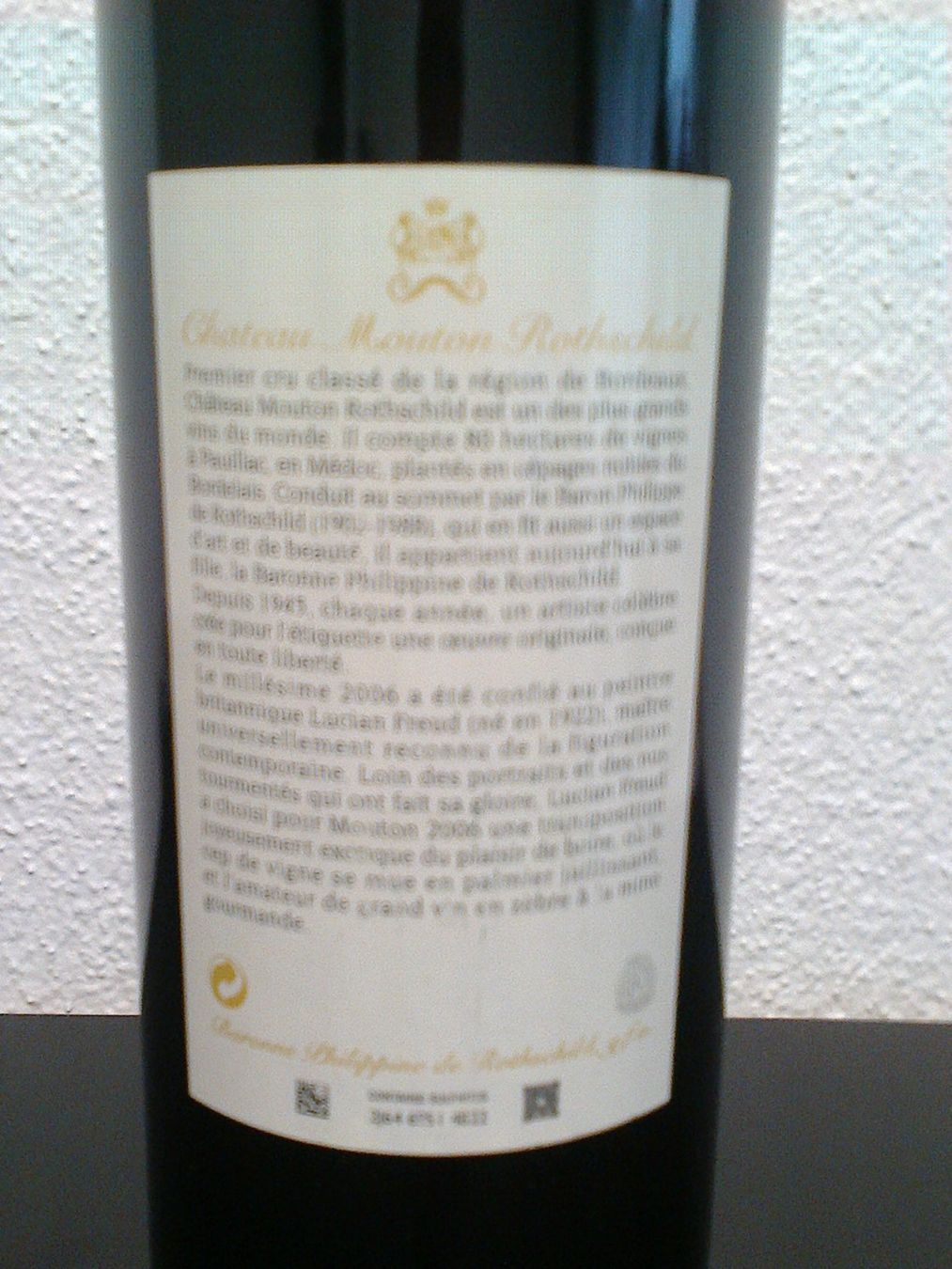 Mouton Rothschild Vino: Mouton Rothschild 2006, Versand möglich!!! – Nuovo (secondo la descrizione) da Krauchthal venduto da Tokaji67 2