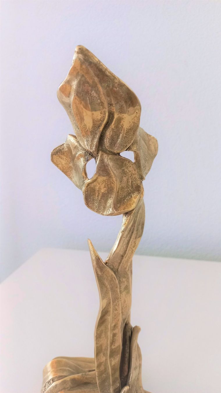 Sculture & Statue: Art Déco antike Messingskulptur Iris – Usato da Bévilard venduto da Orscha 2