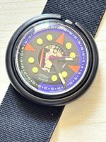 Swatch POP Uhr, SWATCH AG, schwarz,