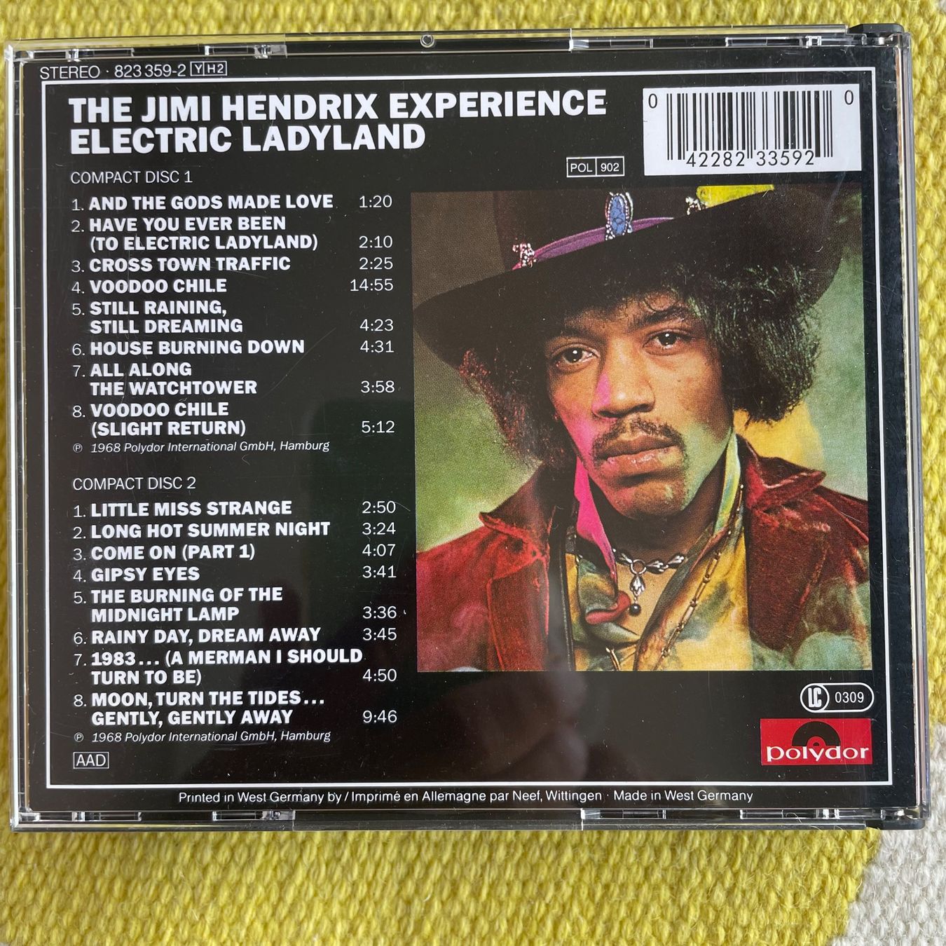 CD: JIMI HENDRIX EXPERIENCE-2CD ELECTRIC LADYLAND68 – Usato da Rorschacherberg venduto da CD-Roli 1