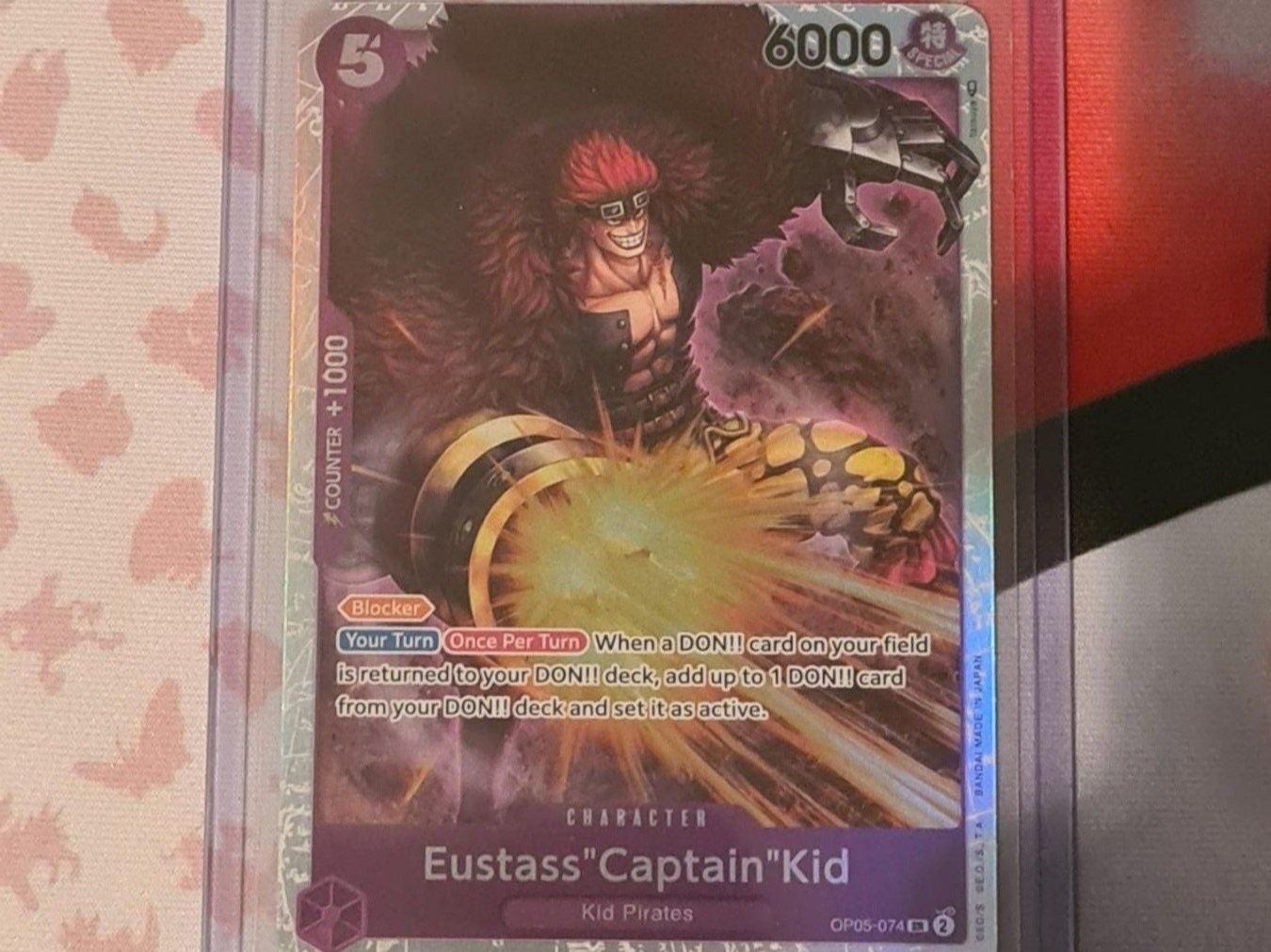 Bandai Sammelbilder & Trading cards: One Piece TCG: Eustass "Captain" Kid - SR - OP05 (EN) – Neu (gemäss Beschreibung) aus Rorschach von tFFMoon2