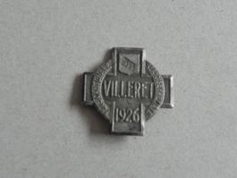 Abzeichen Kantonal Schwingfest Schwingen Villeret BE 1926