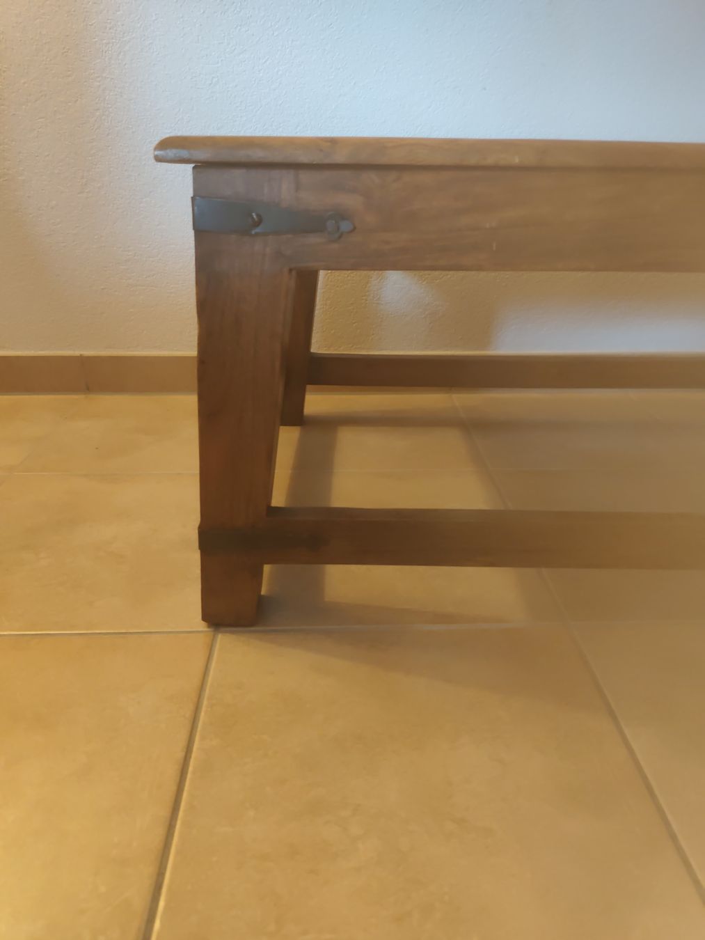 Tavoli: Table basse indienne en bois massif et de style rustique – Usato da Moudon venduto da dupont65 1
