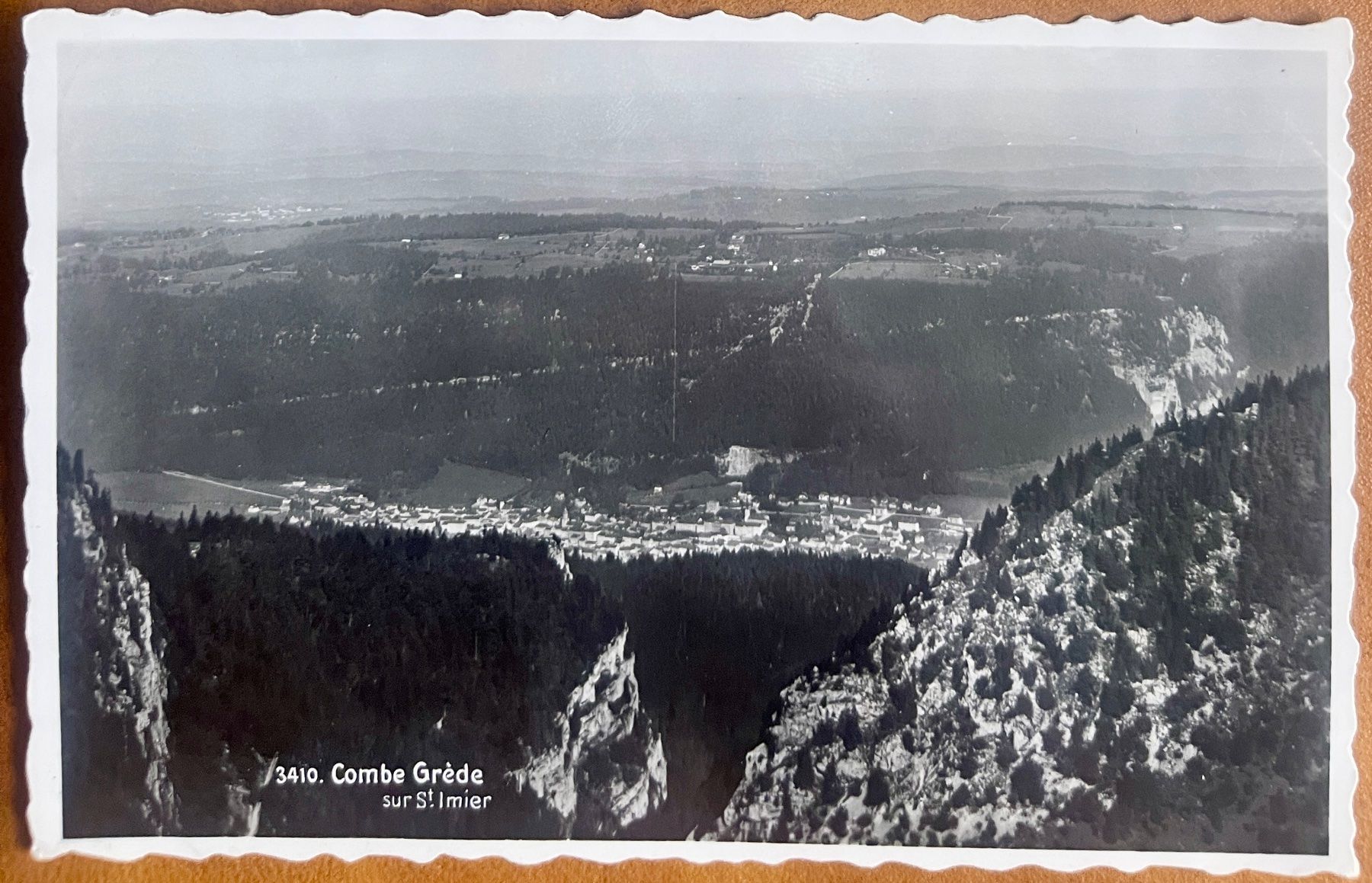 Ansichtskarten: ST. IMIER - Combe Grède 1948 – Gebraucht aus Lutry von Ediego