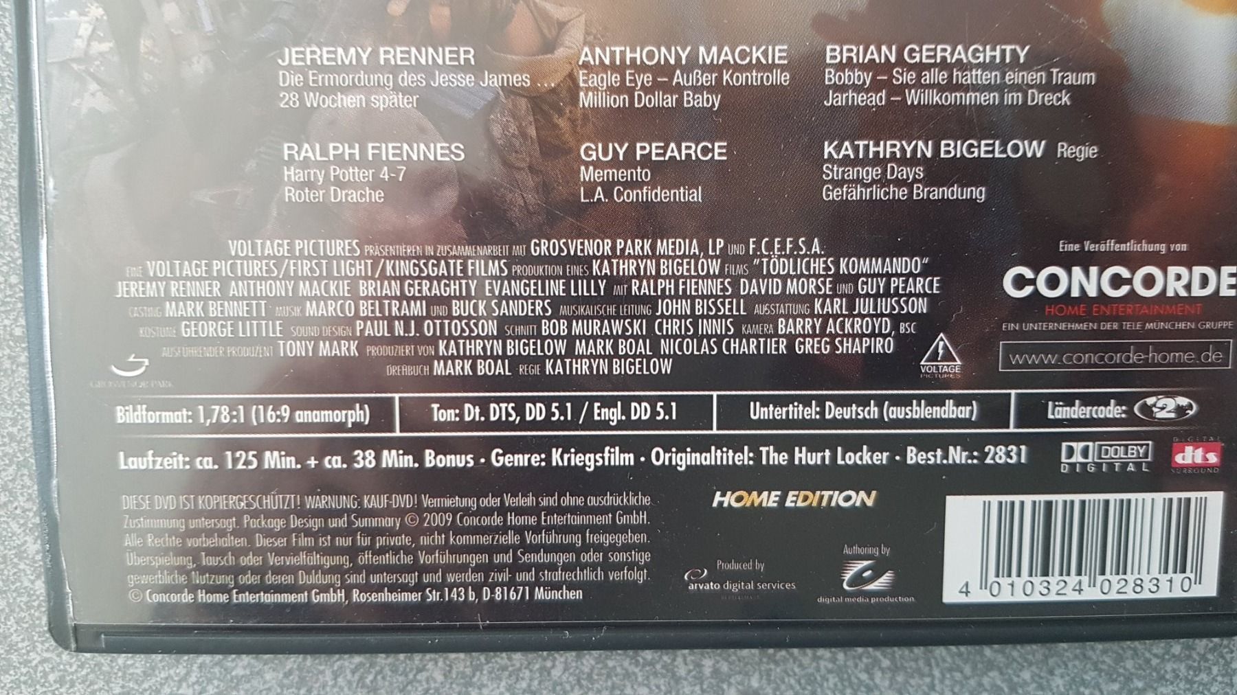 Tutti i DVDs: DVD Tödliches Kommando / Ralph Finnes – Usato da Oetwil am See venduto da fineli2 1