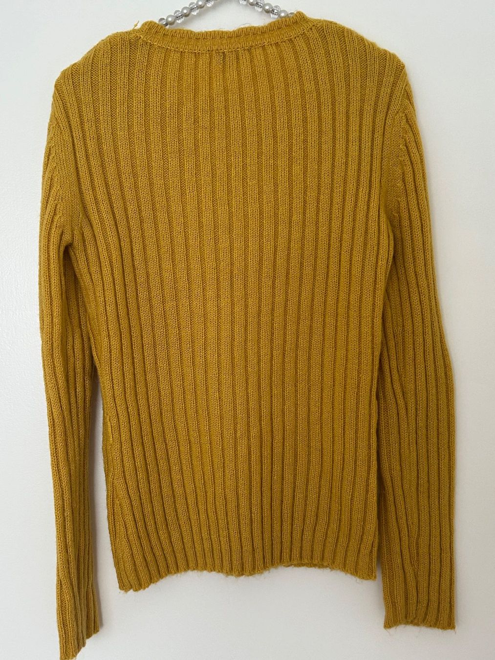 Maglioni & Felpe: Senfgelber Strickpullover von In Style, Grösse L,15%Mohair – Usato da Horn venduto da Resvi 1