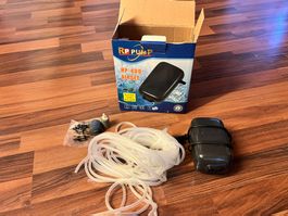 Aquarium-Pumpe HP-400 4l/min 2 Ausgänge mit diversem Zubehör