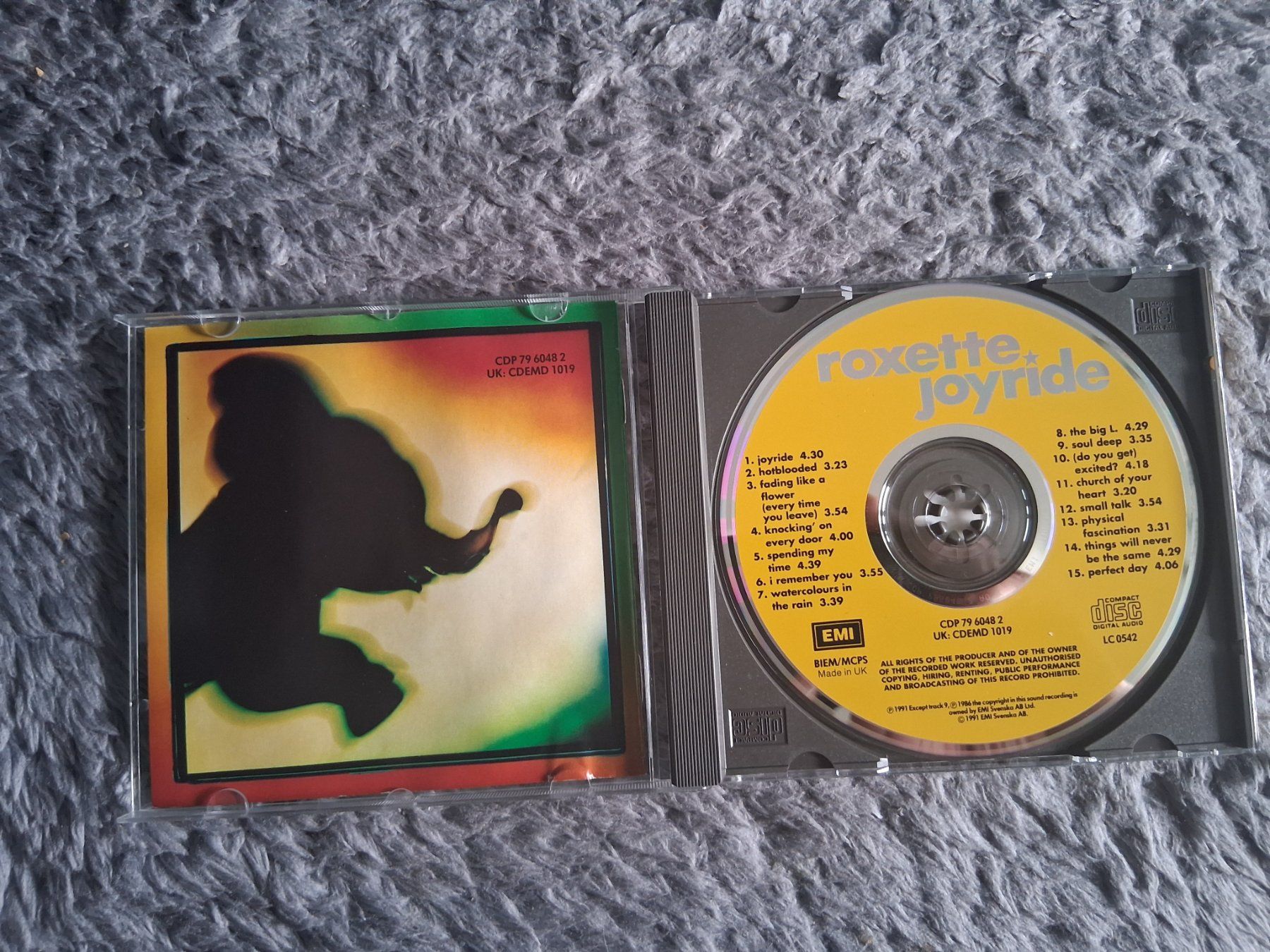 CD: ROXETTE     JOYRIDE        CD – Usato da Wetzikon ZH venduto da Ramones01 2