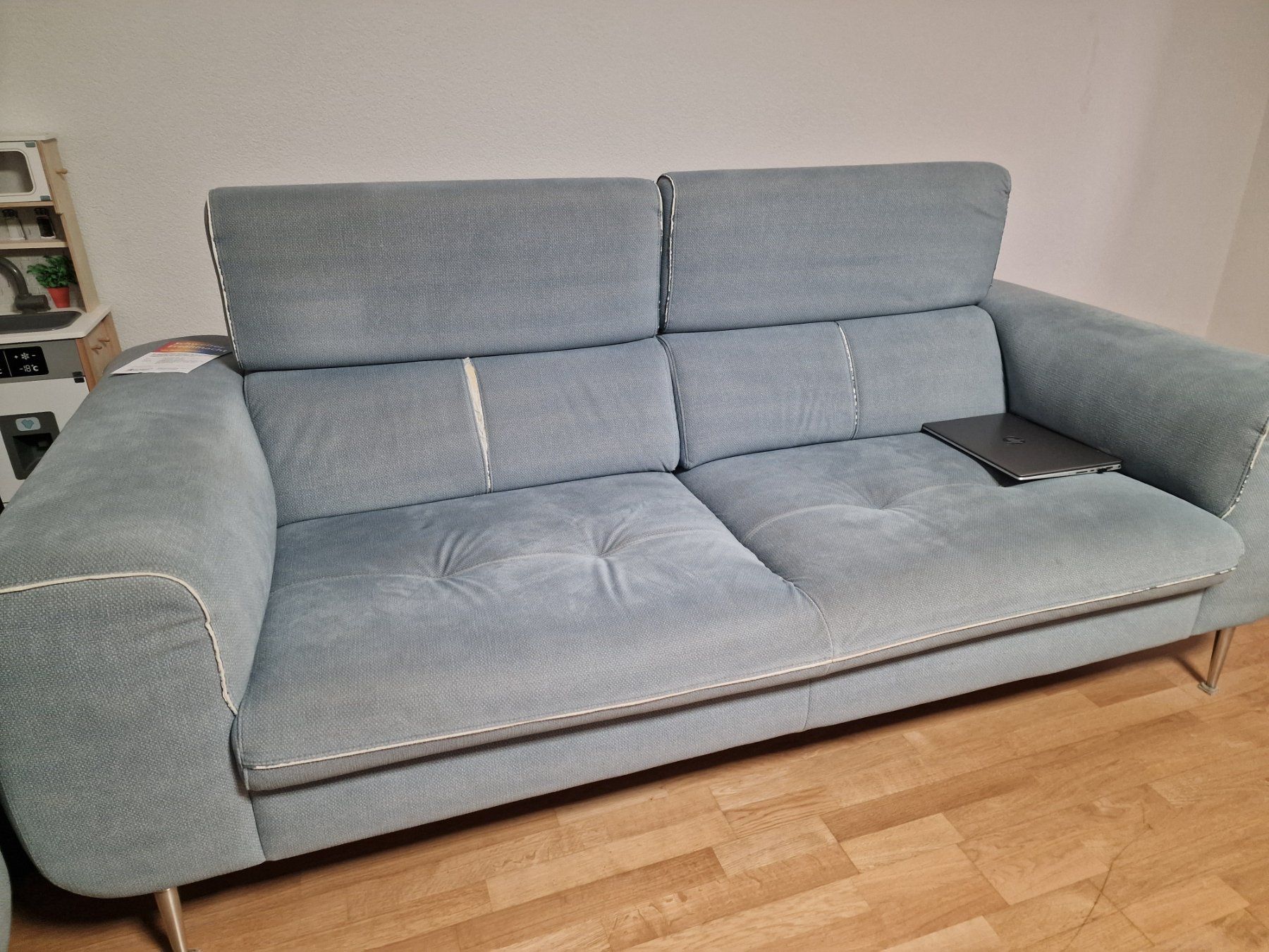 Sofas: Zwei Sofas blau Stoffbezug – Gebraucht aus Würenlingen von zezy 2