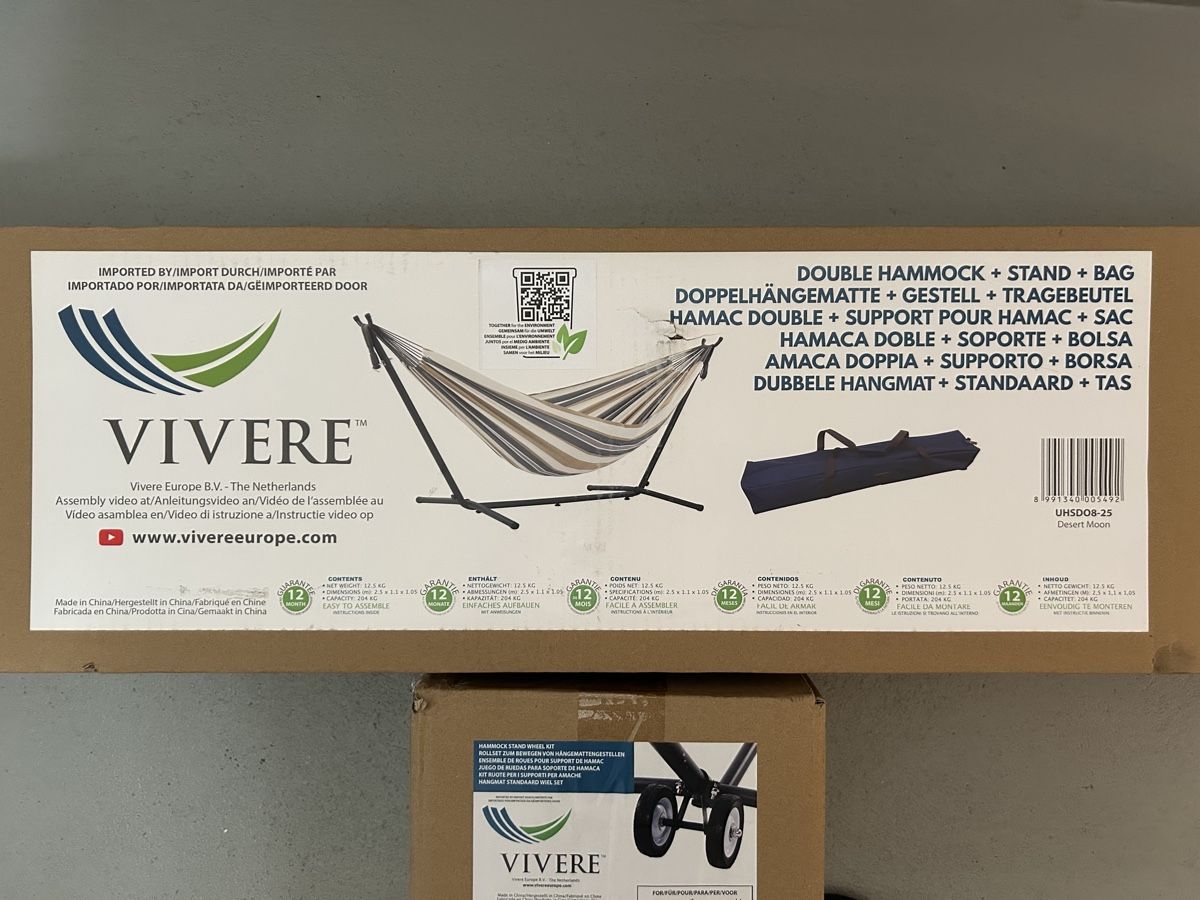 Hamac: Vivere Doppelhängematte mit Gestell – Neuf avec emballage d'origine à Männedorf par masterbuyer