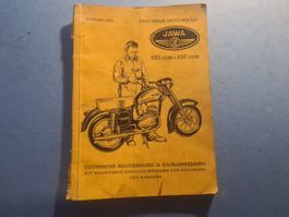 JAWA DAS NEUE MOTORRAD 1955 BROCHURE FAHRANWEISUNG