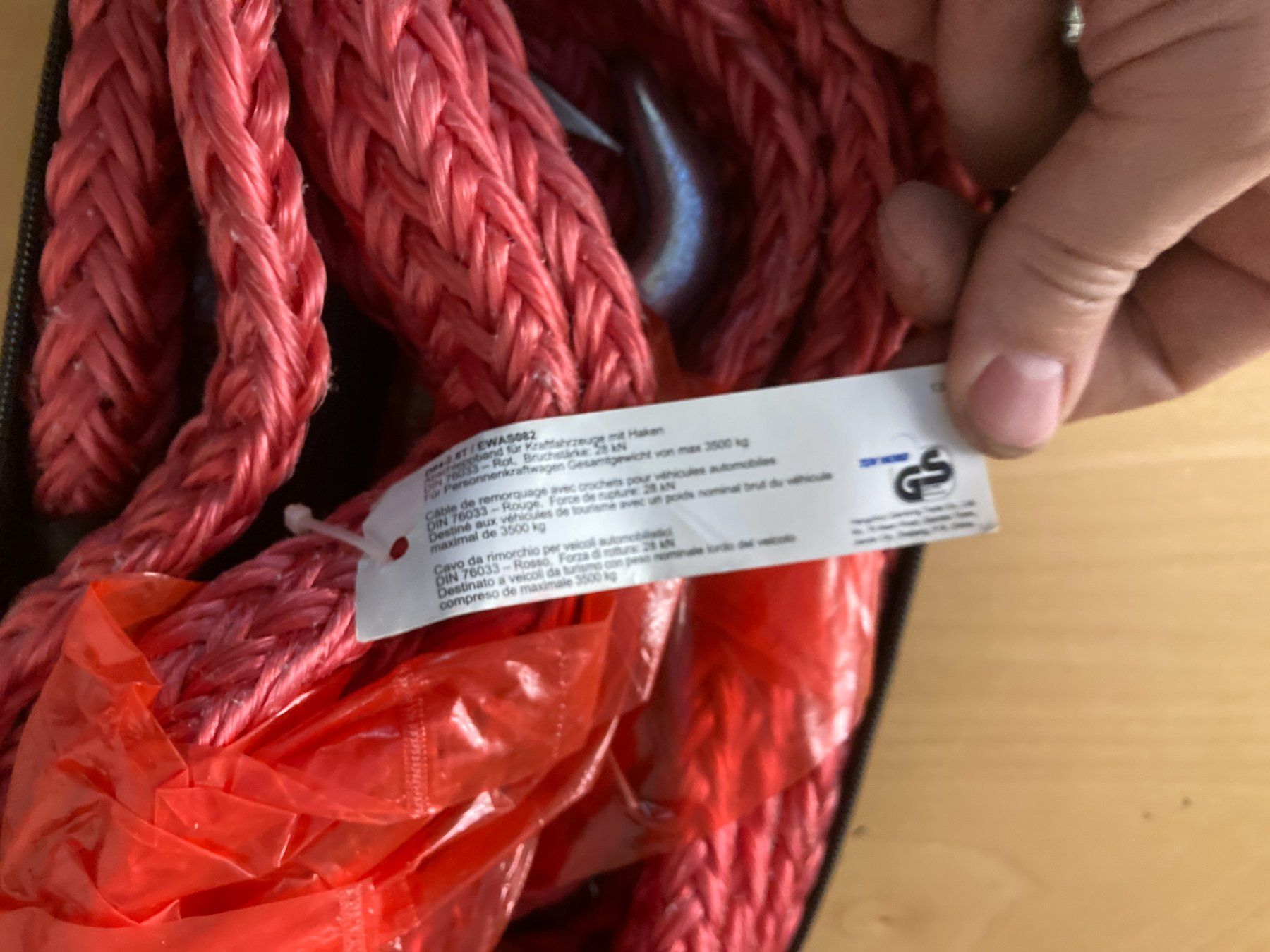 Abschleppseile: Abschleppseil – Gebraucht aus Cham von WB2223 1