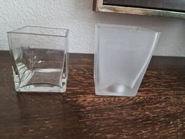 Glasvasen Set, Modern Design, Top Zustand, Frühling 💐