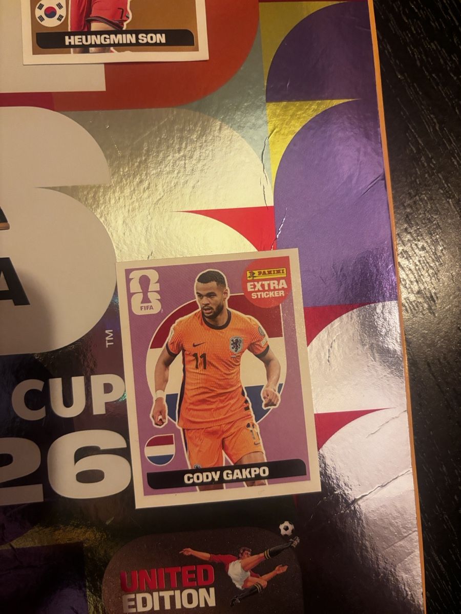 Panini Sammelbilder & Trading cards: Panini WM 2026 Extra Sticker: Cody Gakpo – Neu (gemäss Beschreibung) aus Steffisburg von TelmaG