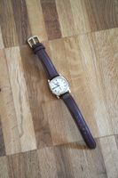 ROSEMONT Nostalgia Uhr mit Lederband (braun), ∅ 3 cm