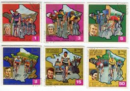 Briefmarken "Tour de France". Äquatorialguinea