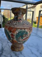 Handbemalte Amphore – Minoischer Stil – Vintage Deko Vase
