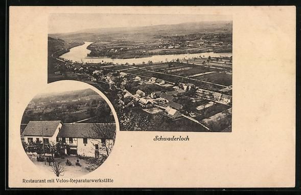 Cartes postales: Schwaderloch, Restaurant mit Velos-Repar – D'occasion à Berlin par bartko-reher