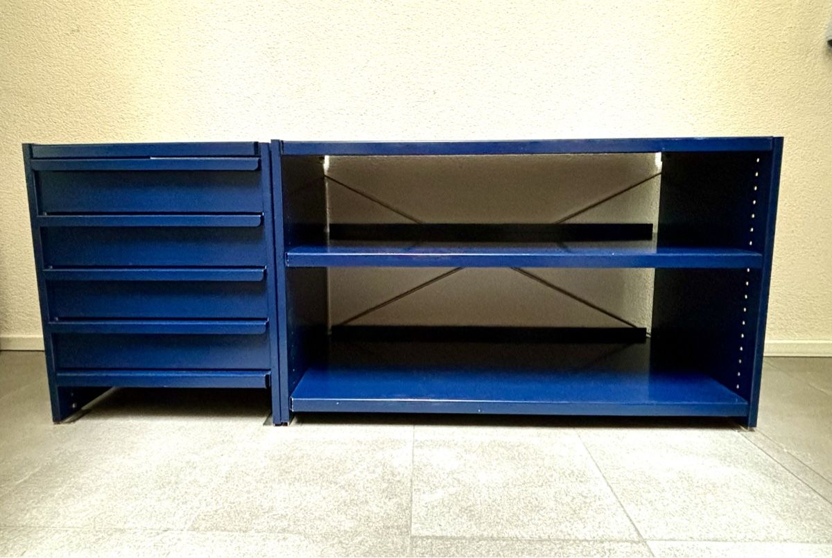 Cassettiere: LEHNI Schubladenkorpus blau – Usato da Münchenbuchsee venduto da Broker12 9