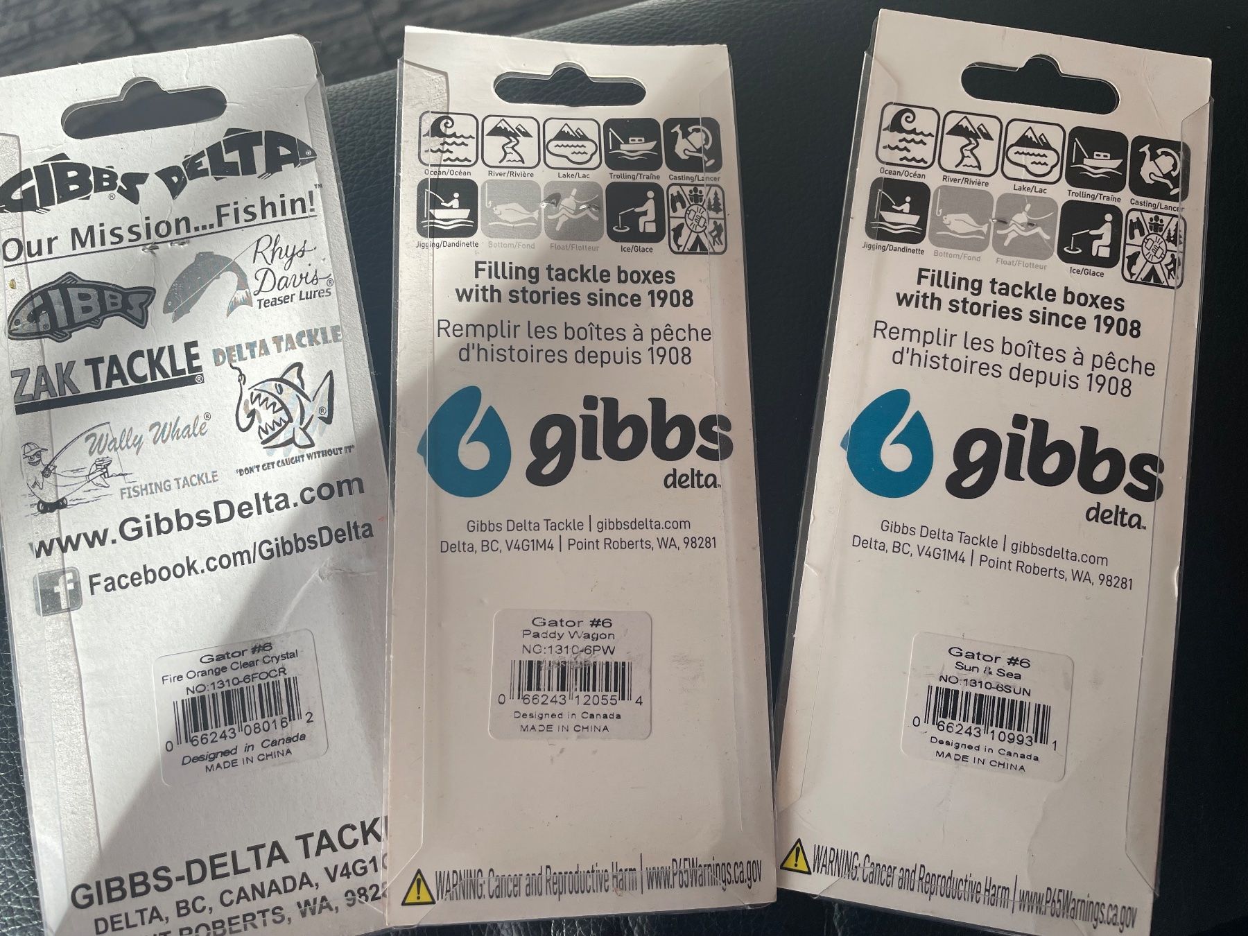 Esche: 3-er Set Gibbs Gator Schlepplöffel, 10.5cm – Nuovo e nell'imballaggio originale da Arbon venduto da Helmuth 4