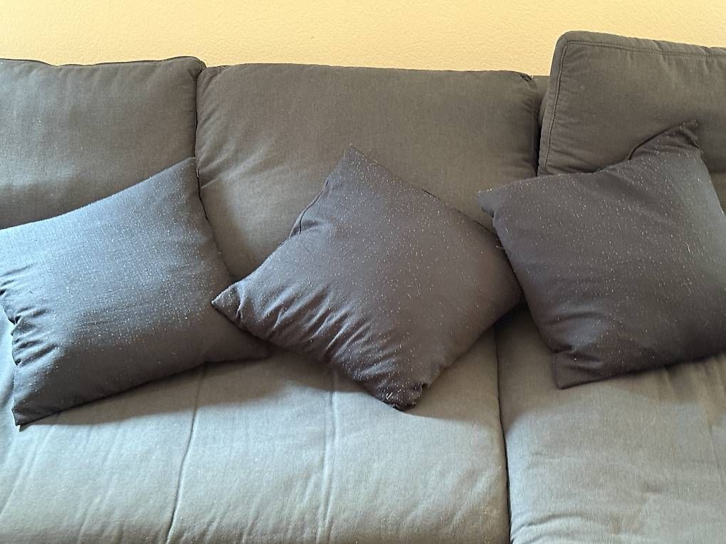Divani: Sofa Blau Stoff Micasa NP 1100 – Usato da Reinach BL venduto da Alex.1998. 4