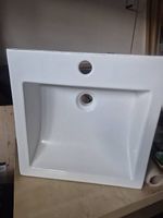 2x moderne Keramik-Waschbecken (41x40x15 cm)