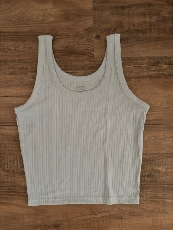 Lager 157 kurzes Träger Top hellblau - Grösse M