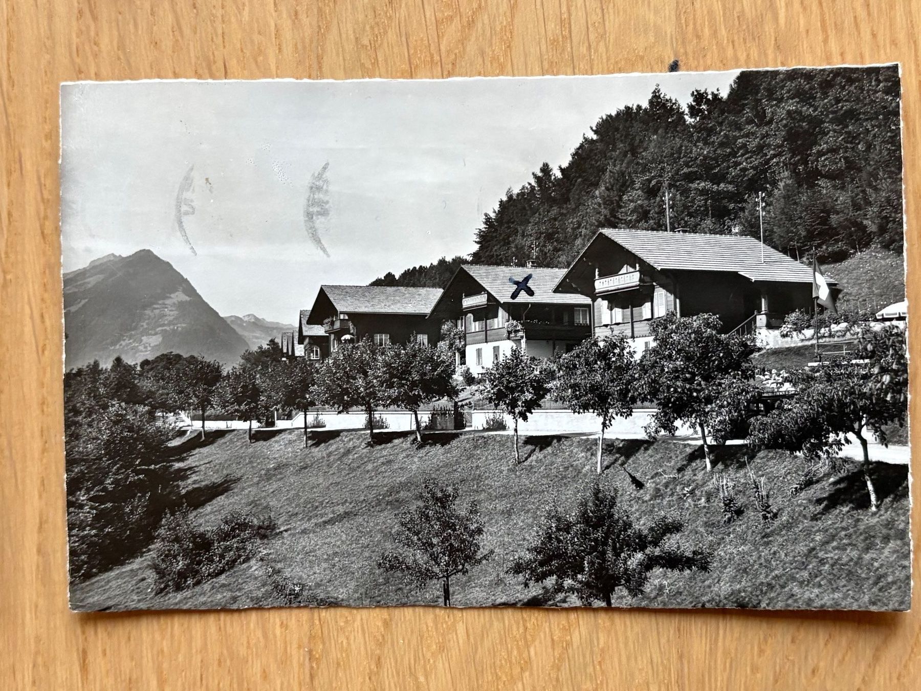 Cartoline postali: 4 Postkarten vom Berner Oberland, von 1948-1958 – Usato da Biel/Bienne venduto da TomBaBi 5