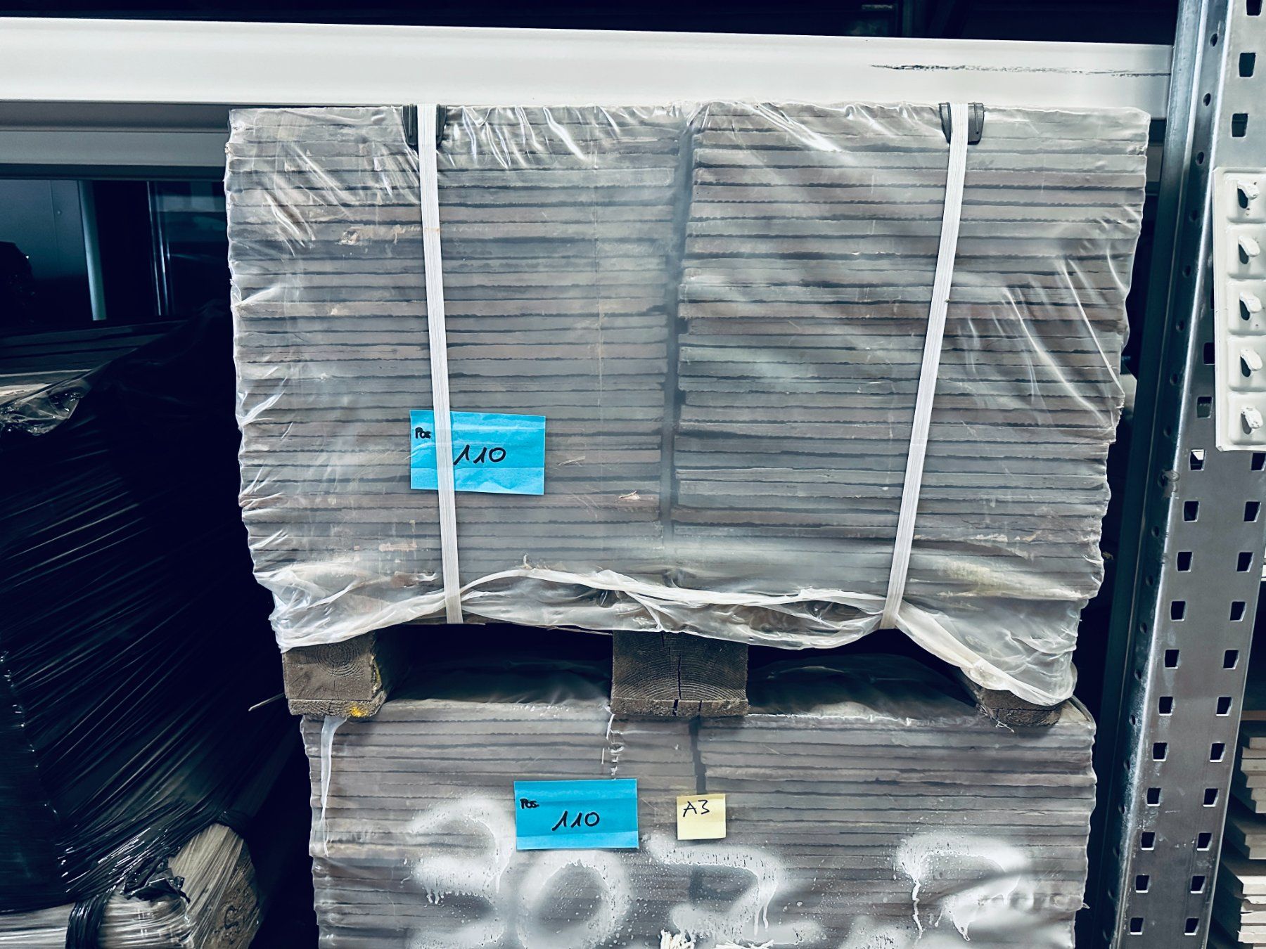 Rivestimenti per pavimenti: Indischer Buntschiefer Platten 60x40x1.2   120qm + – Nuovo e nell'imballaggio originale da Lauerz venduto da RogerH05 4