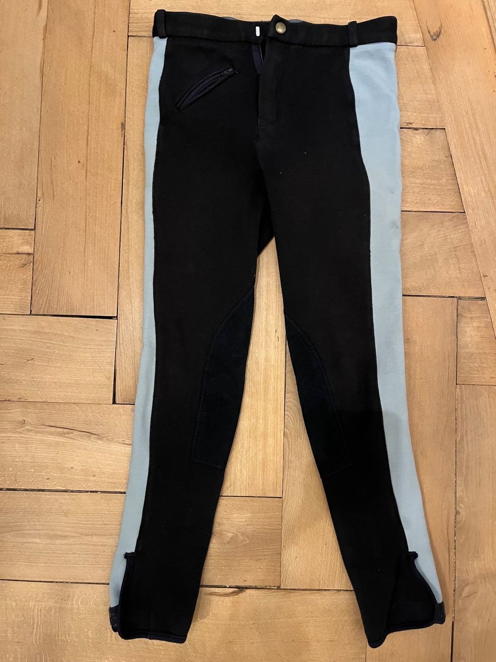 Pantaloni: Reithose Equilibre Gr. 152 schwarz/hellblau Top Zustand – Usato da Zürich venduto da car_y6r8