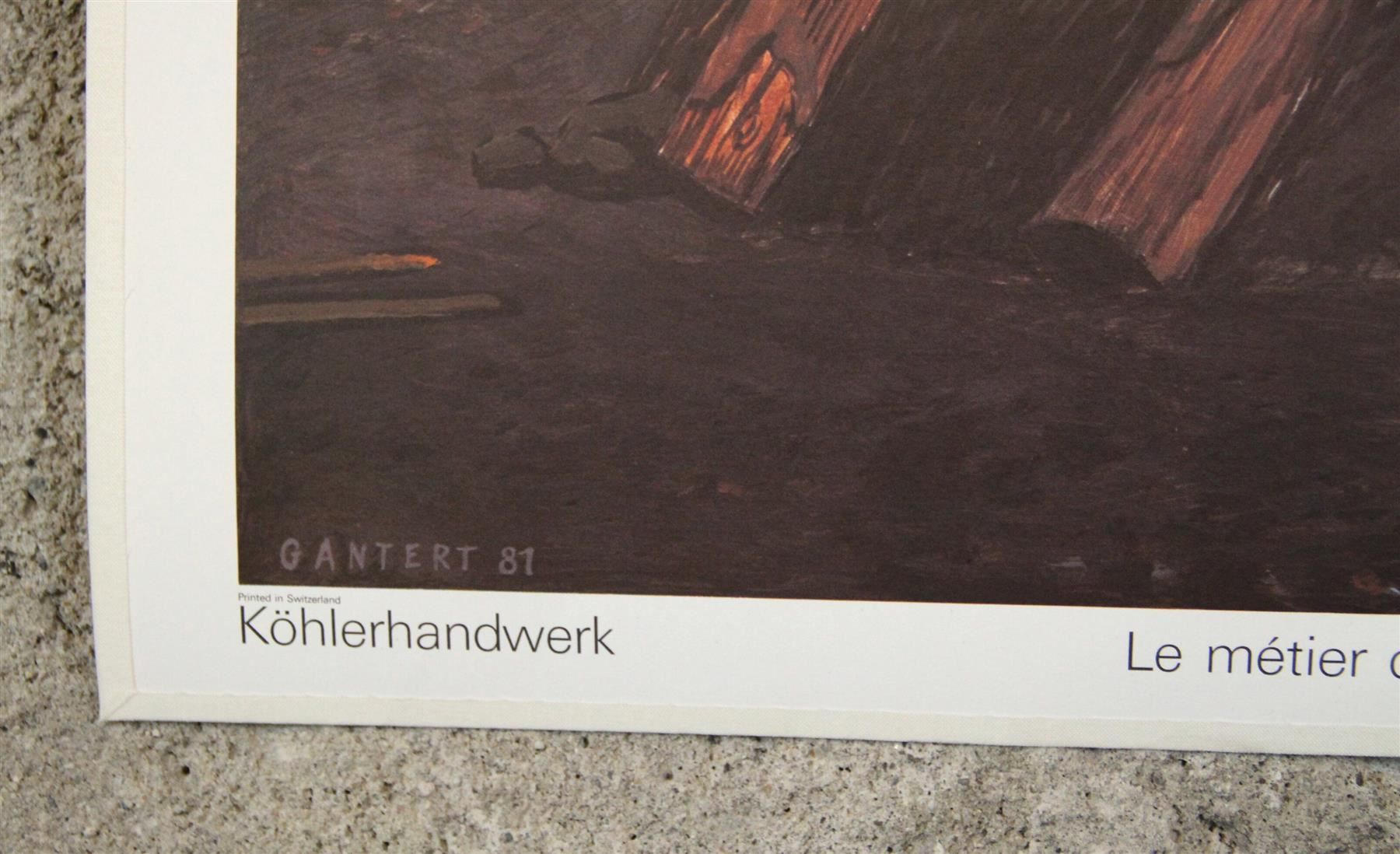 Foto & Immagini: Schulwandbild "Köhlerhandwerk" H.Gantert – Usato da Birrwil venduto da brandschatz_birrwil 5