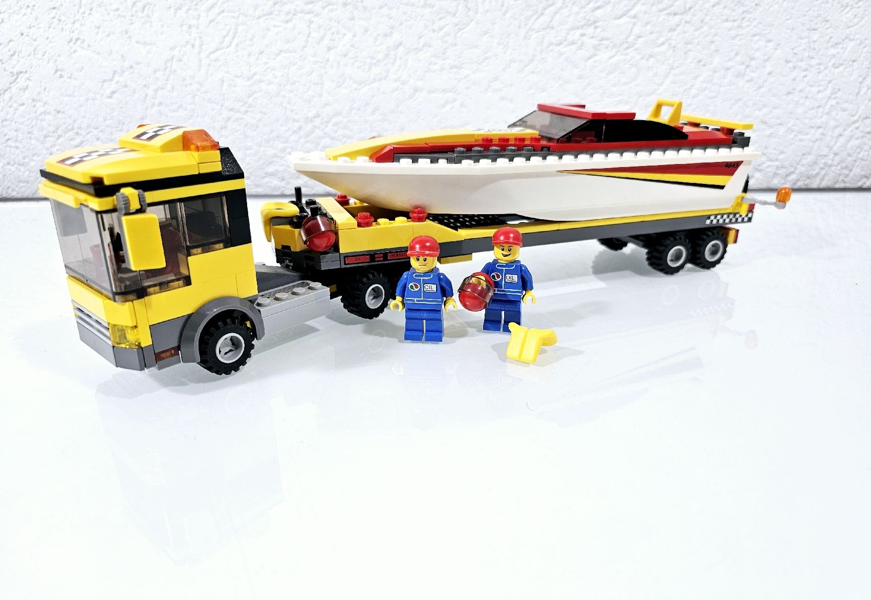Lego Kit di costruzioni: LEGO CITY 4643 LKW MIT POWERBOOT – Usato da Turbenthal venduto da Ddanuh 6