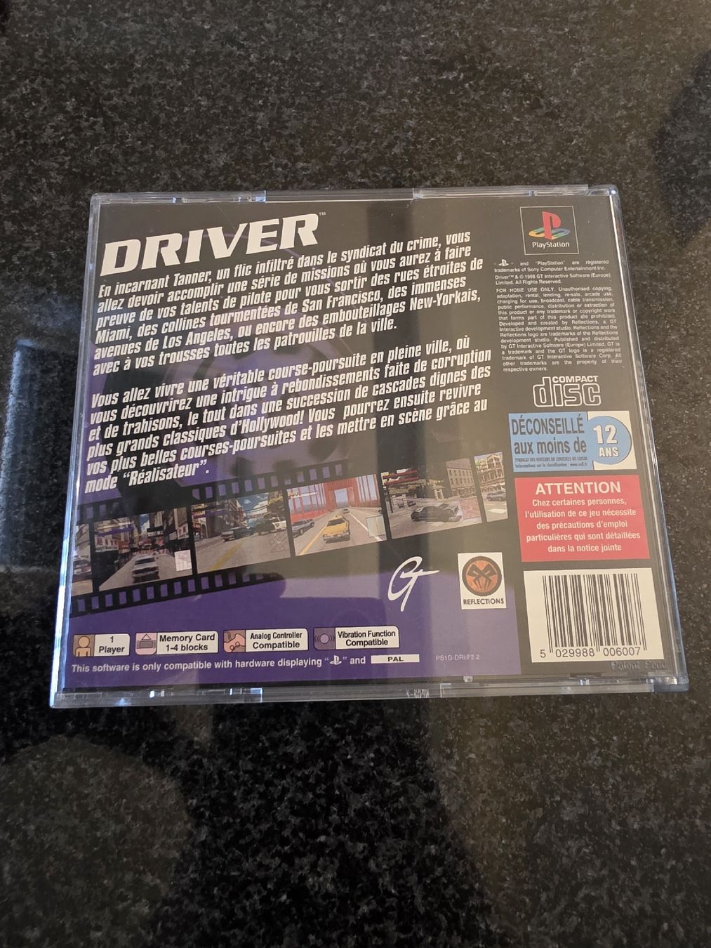 Jeux: Driver PS1 – D'occasion à Chavornay par Crash37 1