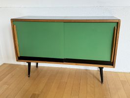 Schmuckstück : Original Schiebetüren Sideboard 50er grün