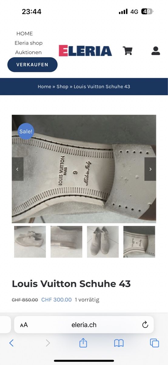 Louis Vuitton Scarpe da uomo: Louis Vuitton Schuhe – Usato da Baar venduto da Esavi 3